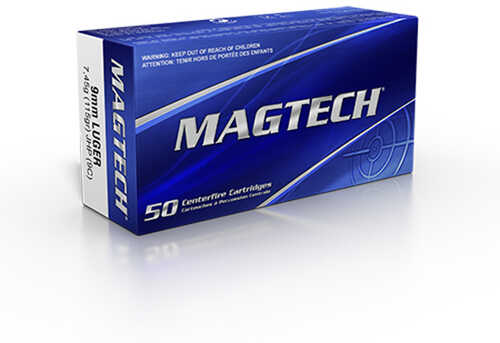 Magtech Sport Shooting 9MM 115 Grain Jacketed Hollow Point 50 Round Box 9C